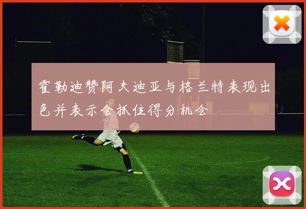 霍勒迪赞阿夫迪亚与格兰特表现出色并表示会抓住得分机会